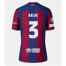 Barcelona Alejandro Balde #3 Hemmatröja Dam 2023-24 Korta ärmar